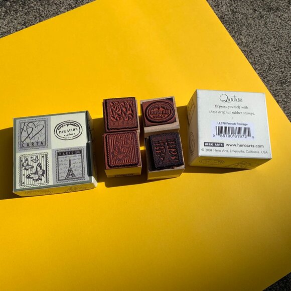 8 French Paris-themed stamps - Picture 15 of 15